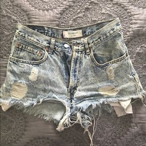High waisted Levi cutoff shorts, vintage